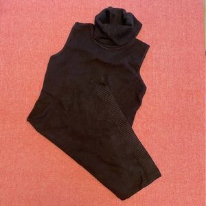 Turtle neck sweater dress